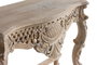 Giner y Colomer Consola de Madera de Mango Blanco Envejecido 76x120x42 cm